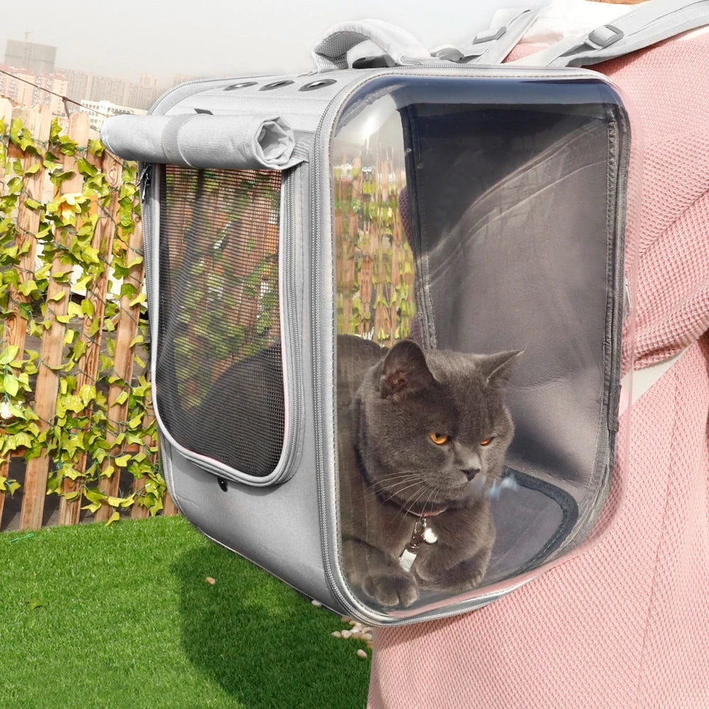 Breathable Pet Carrier Portable Backpack for Dogs & Cats