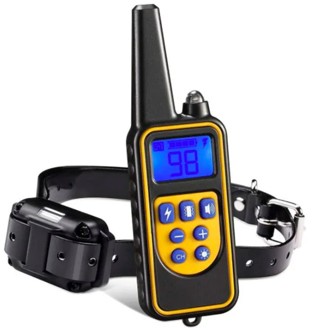 Remote-Controlled Rechargeable Waterproof Dog Training Collar