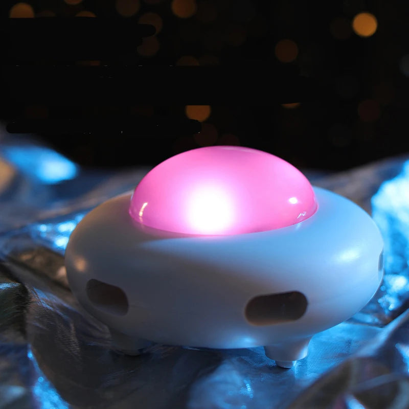 Smart Electronic UFO Cat Toy Rotating Turntable & Interactive Stick