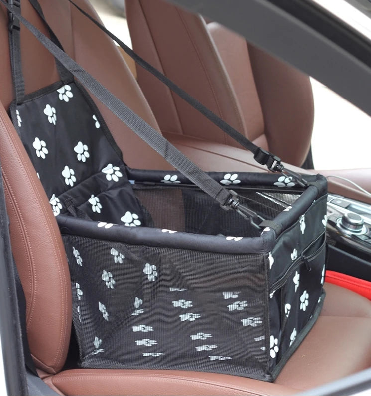 Waterproof Pet Car Carrier Folding Hammock Seat Bag for Small Dogs & Cats