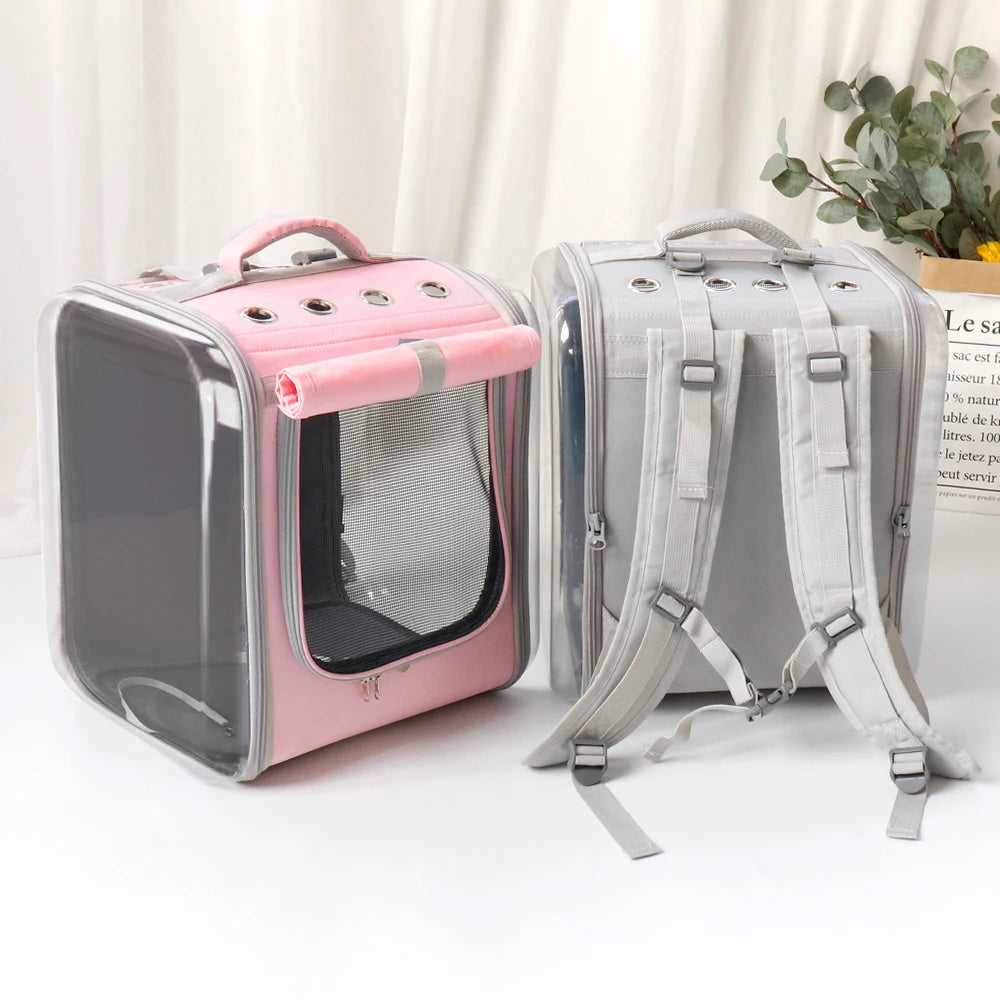 Breathable Pet Carrier Portable Backpack for Dogs & Cats
