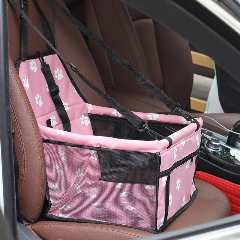 Waterproof Pet Car Carrier Folding Hammock Seat Bag for Small Dogs & Cats