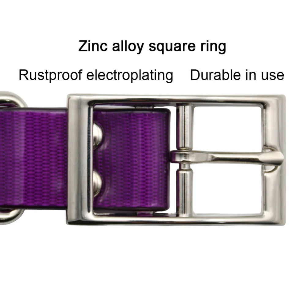 Pet Dog Collar Waterproof, Deodorant-Resistant TPU & Nylon