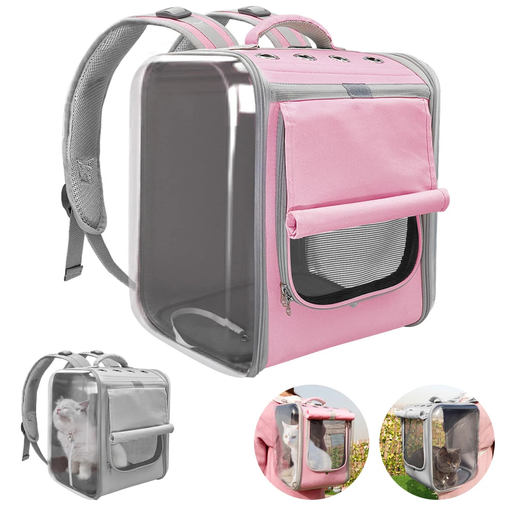 Breathable Pet Carrier Portable Backpack for Dogs & Cats