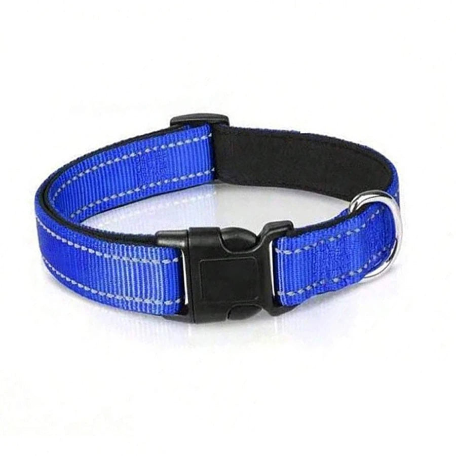 Soft Padded, Breathable Safety Adjustable Reflective Dog Collar