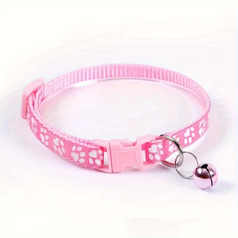 Adjustable Fashion Pet Necklace Colorful Pattern Cat Collar