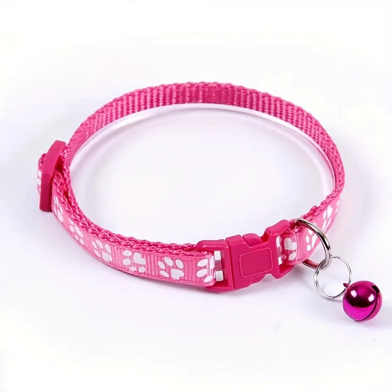 Adjustable Fashion Pet Necklace Colorful Pattern Cat Collar
