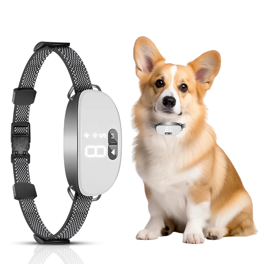 Smart Dog Bark Collar Rechargeable with Adjustable Sensitivity