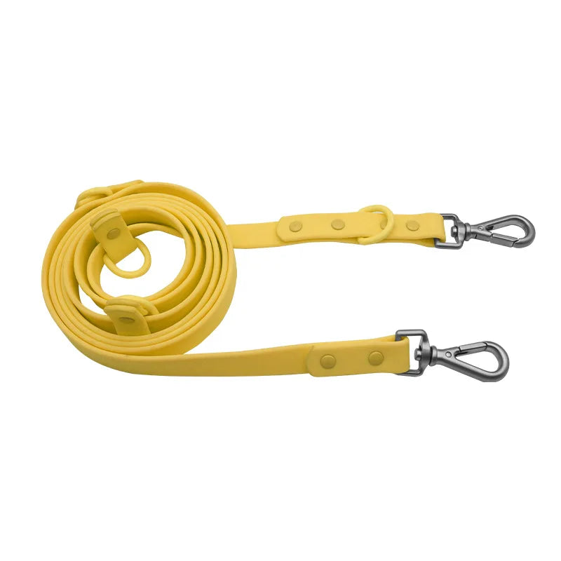 Heavy-Duty PVC Double-Headed Multifunctional Dog Leash