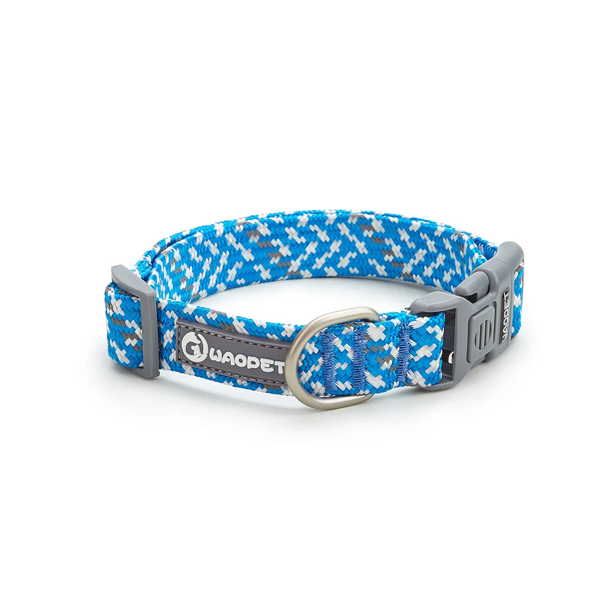 Adjustable with Metal & Quick-Release Buckle Reflective Nylon Dog Collar