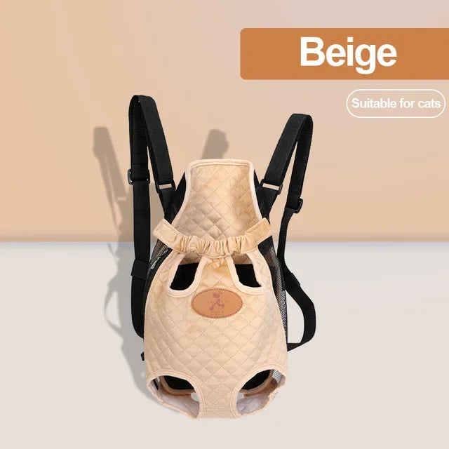 Fashionable Pet Carrier Breathable Travel Backpack for Cats & Dogs