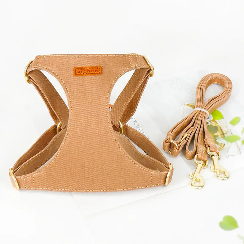 No-Pull XXS Puppy Harness Soft, Adjustable & Escape-Proof with Leash