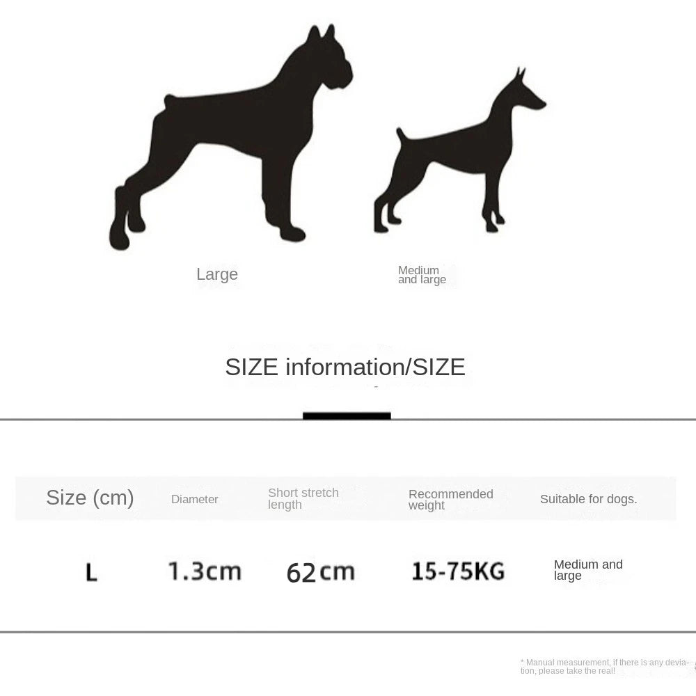 Soft, Heavy-Duty Lead Comfortable Short Training Dog Leash