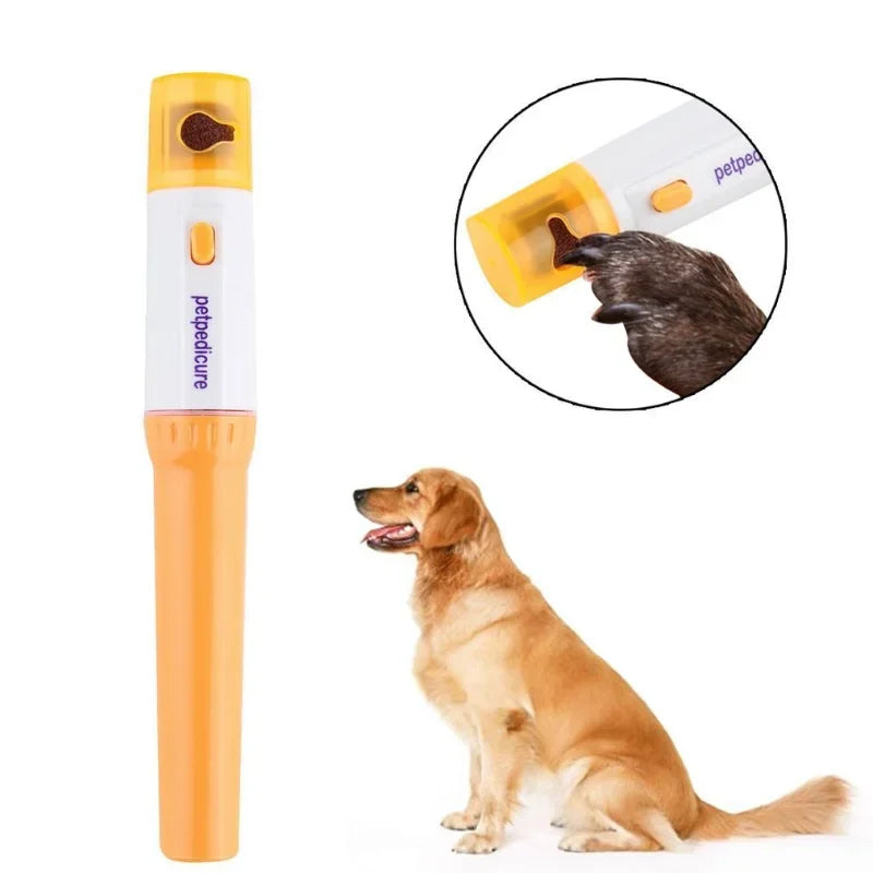 Electric Pet Nail Clipper Claw Grooming Tool for Dogs & Cats