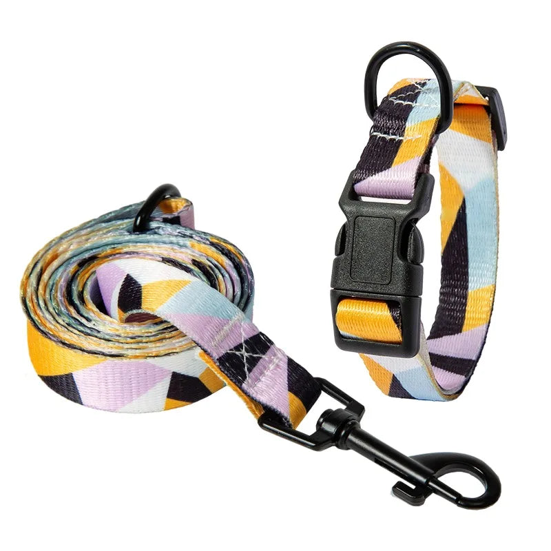 Adjustable Pet Walking Bohemian Style Dog & Cat Collar