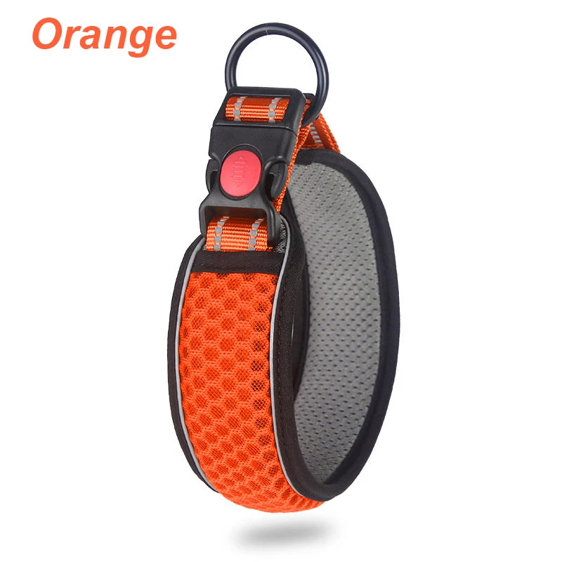 Soft Neoprene Padded Breathable Adjustable Reflective Dog Collar