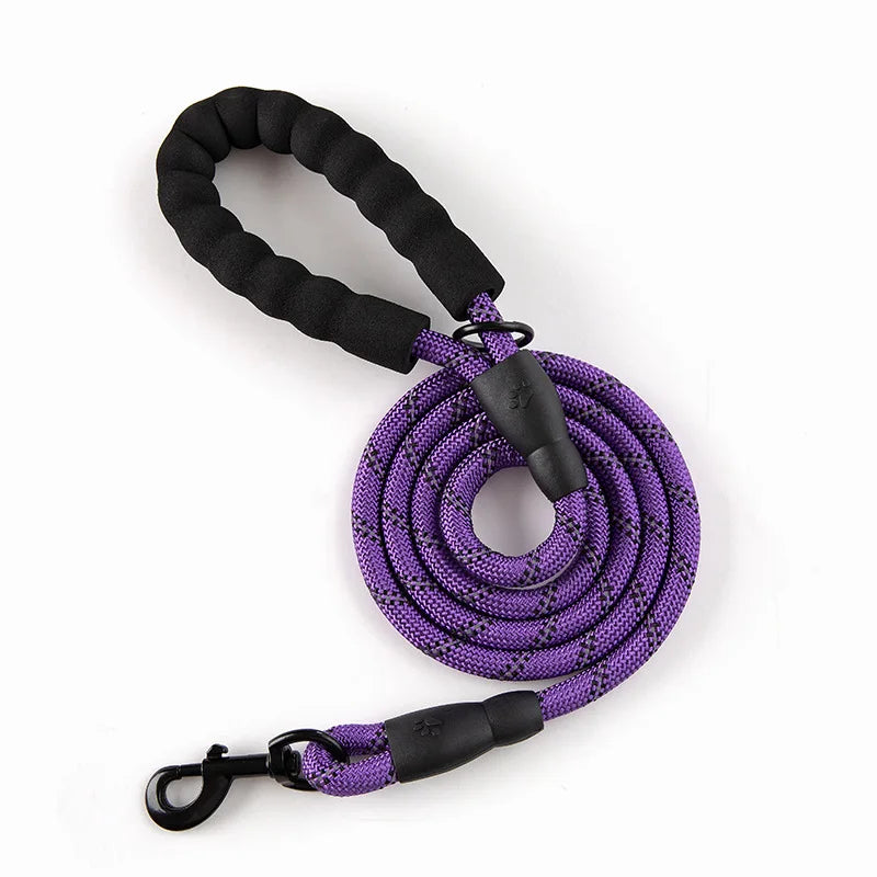 Heavy-Duty Pull & Tow Lead 150cm Reflective Dog Leash