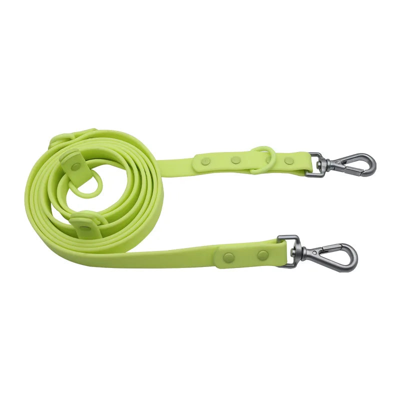 Heavy-Duty PVC Double-Headed Multifunctional Dog Leash