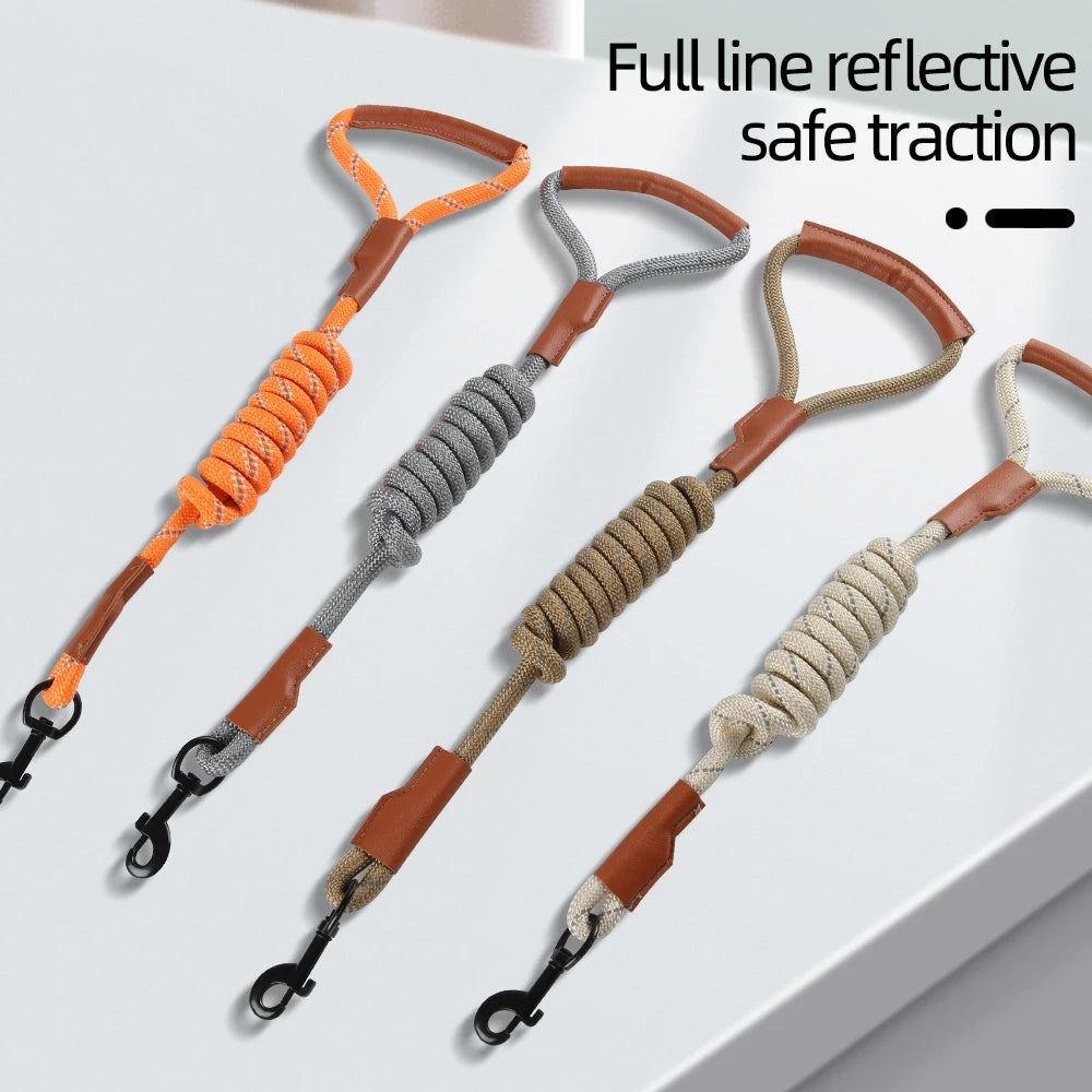 Durable Walking Traction Rope Reflective Long Dog Leash