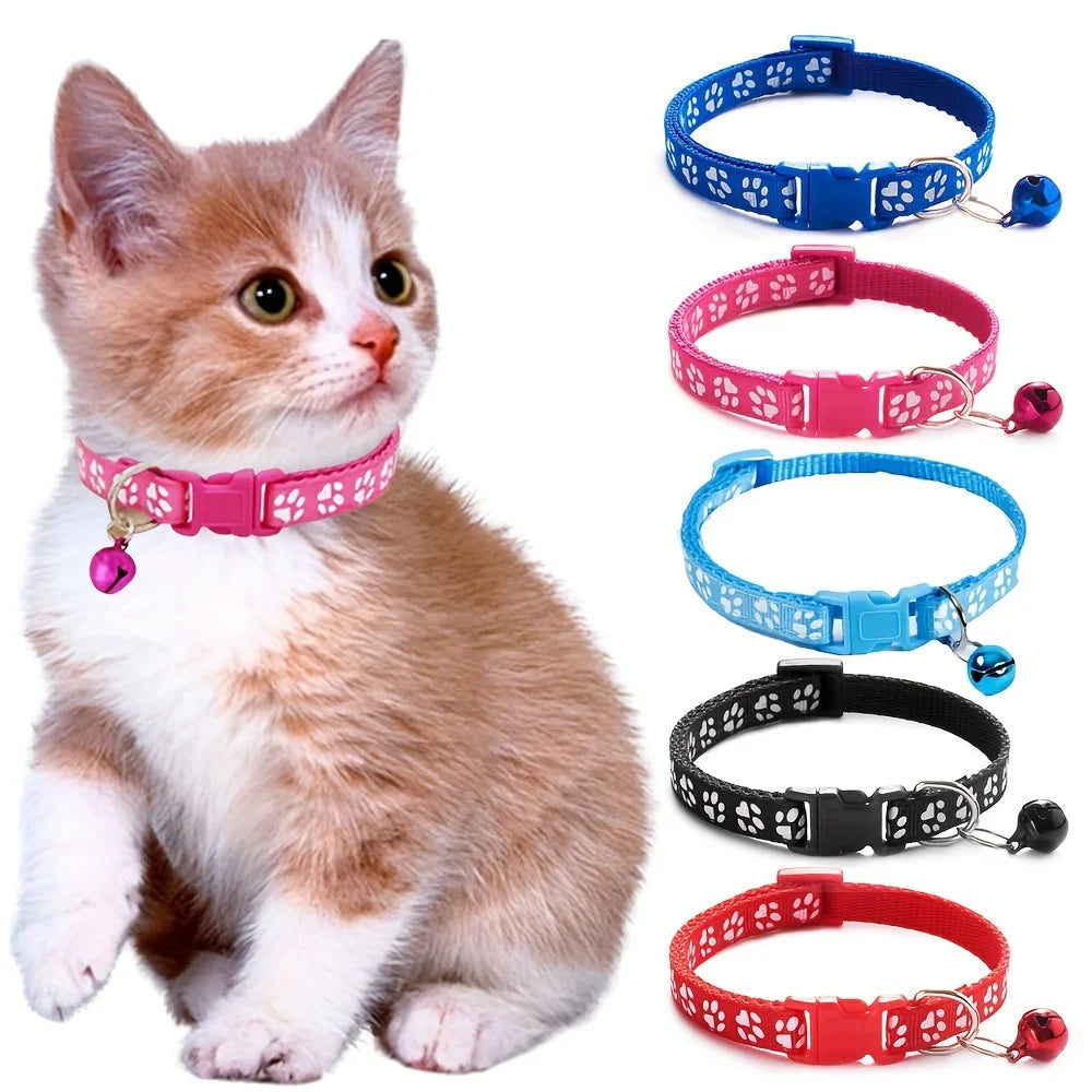 Adjustable Fashion Pet Necklace Colorful Pattern Cat Collar