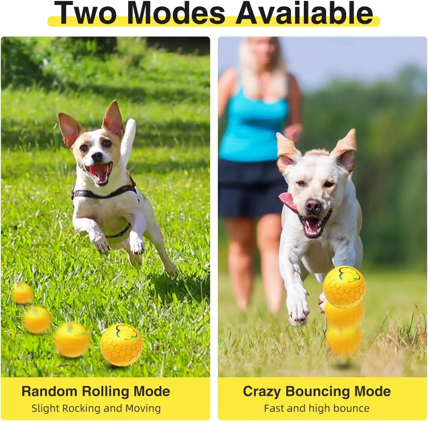 Interactive Smart Rolling Ball Electric Toy for Dogs & Puppies