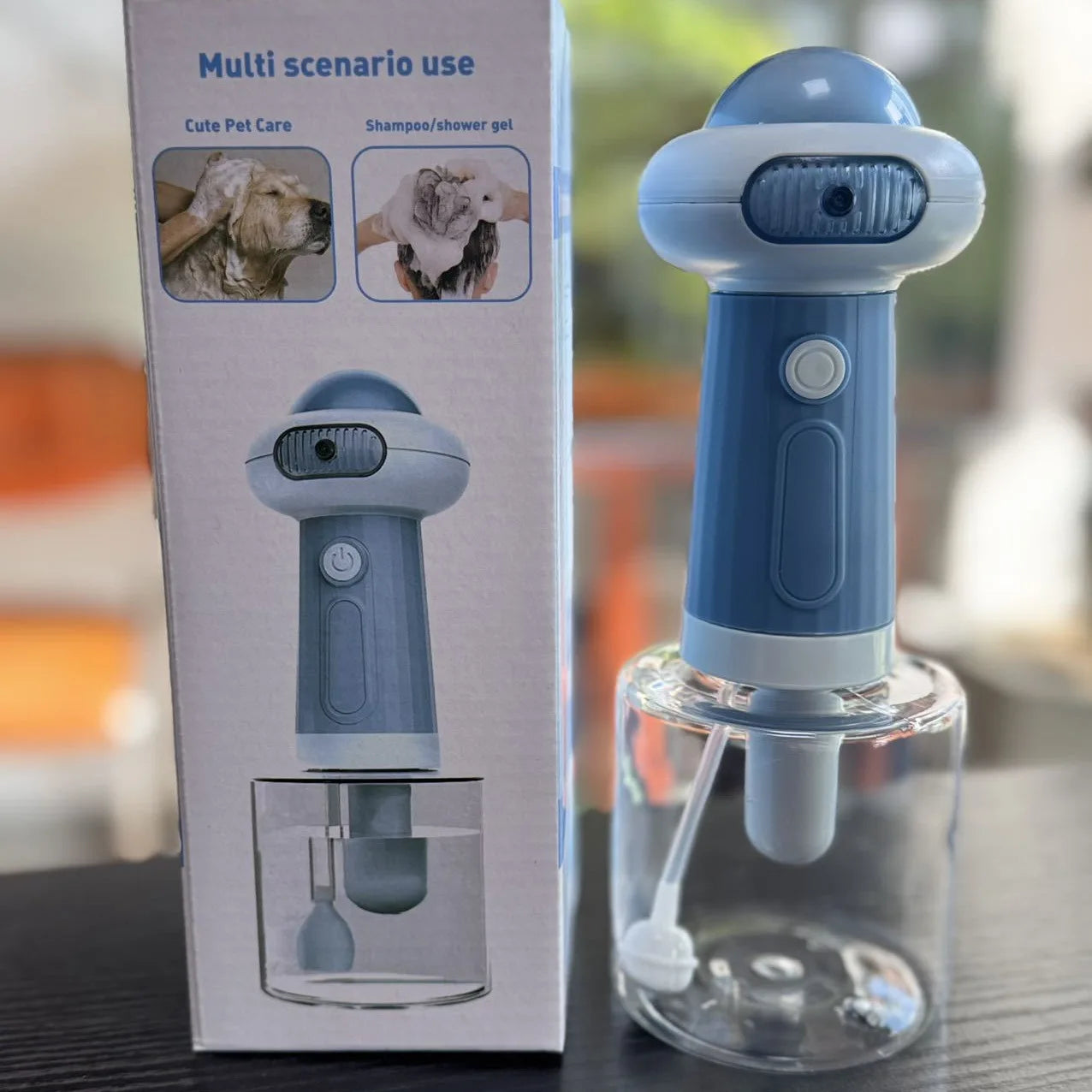 Smart Pet Foam Dispenser USB Rechargeable Soap Machine for Cats & Dogs