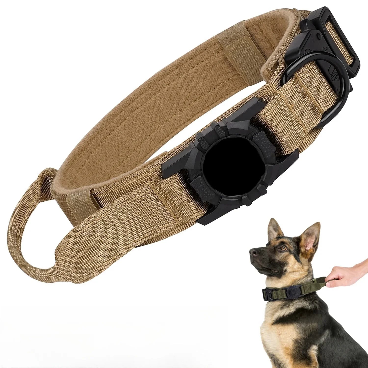 Heavy-Duty Nylon Adjustable Tactical Dog Collar