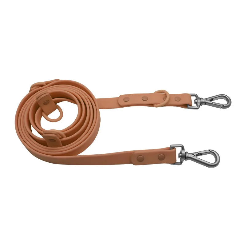 Heavy-Duty PVC Double-Headed Multifunctional Dog Leash