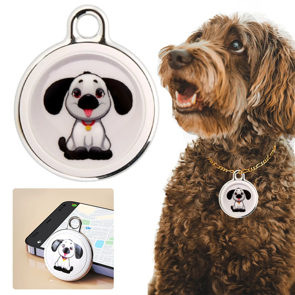 Pet GPS Tracker Mini Bluetooth Locator for Dogs & Cats