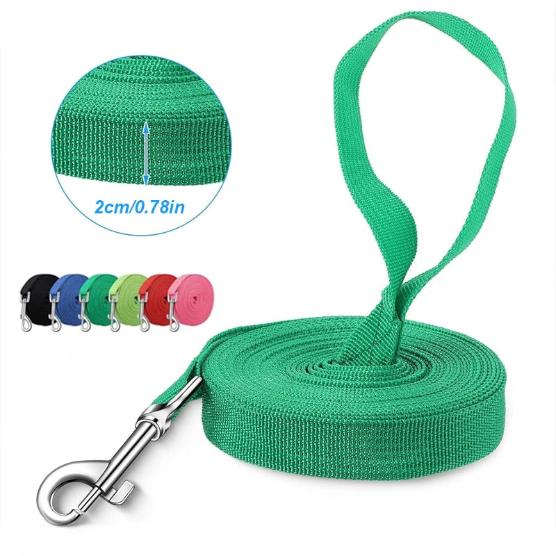 20m Long Solid Color Polypropylene Dog Leash