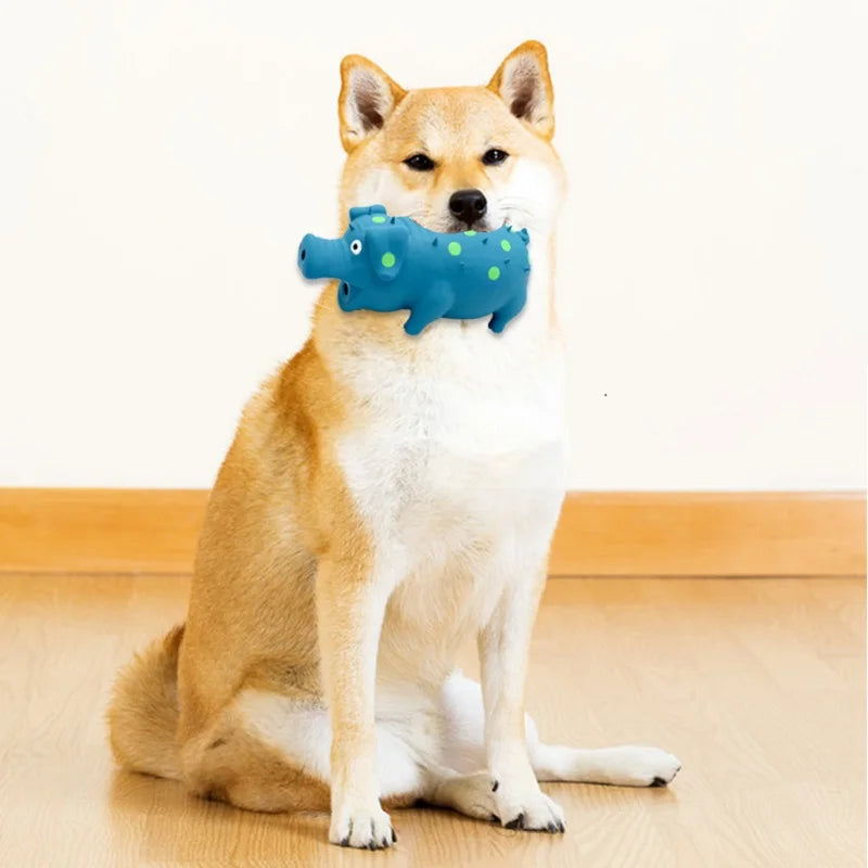 Squeaky Piggy Toy Bite-Resistant Chew Toy for Dogs & Puppies