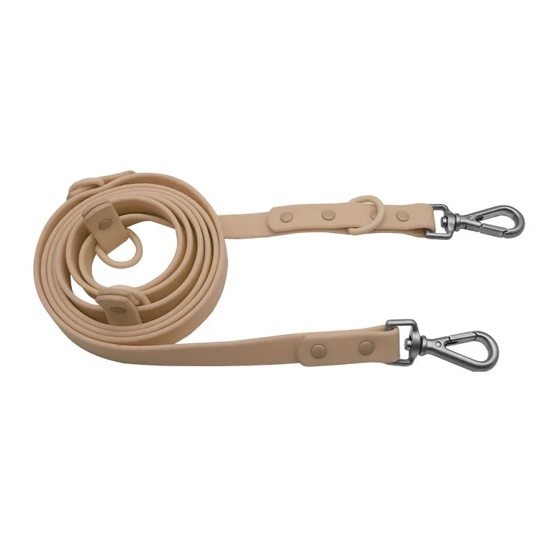 Heavy-Duty PVC Double-Headed Multifunctional Dog Leash