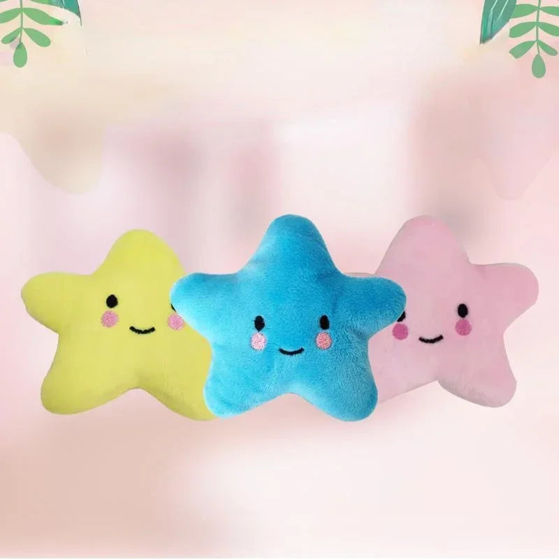 Plush Sounding Star Toy Fun Pet Toy for Dogs & Cats
