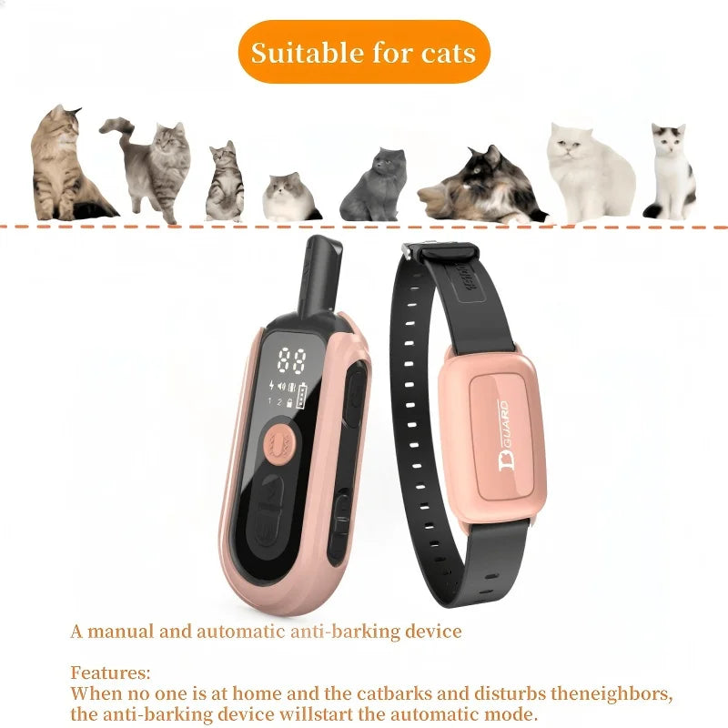 Waterproof Automatic Remote-Control Cat Training Collar