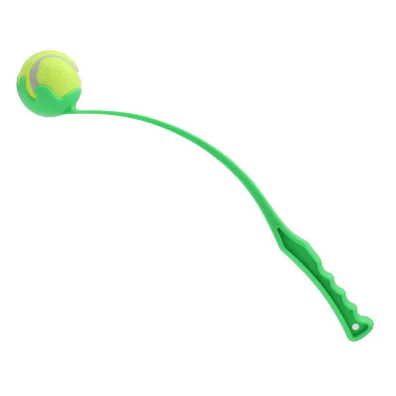 Pet Ball Launcher Stick Interactive Toy for Throwing Games