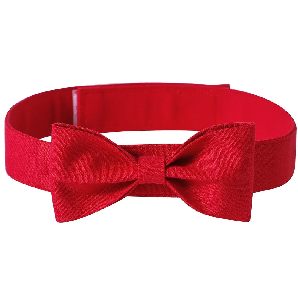 Adjustable Formal Necktie Pet Tuxedo Bow Tie Collar