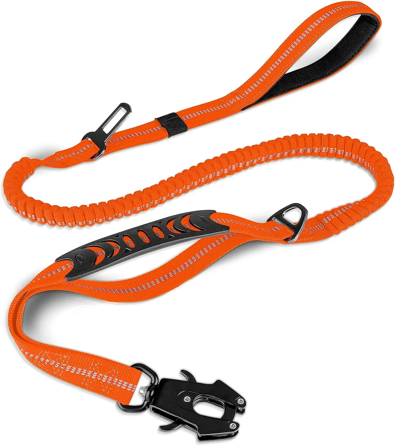 Reflective Heavy Duty Tactical Bungee Dog Leash