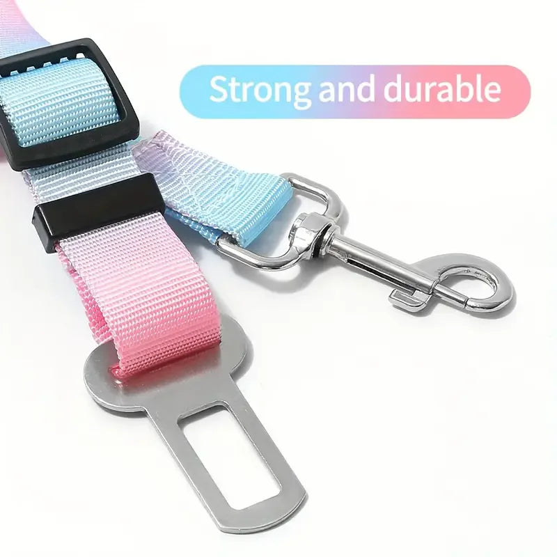 Adjustable Pet Seat Belt Car Safety Harness for Small Pets
