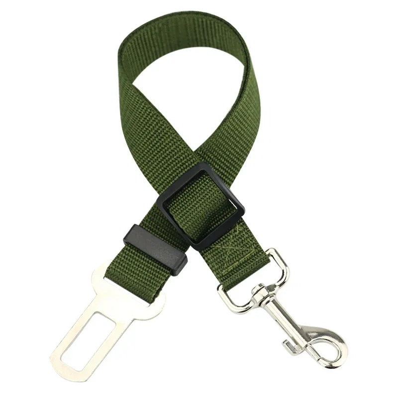 Adjustable Safety Harness Lead Clip Pet Car Seat Belt