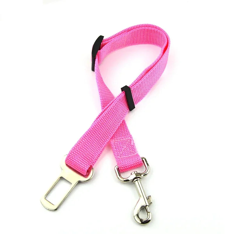 Adjustable Safety Harness Lead Clip Pet Car Seat Belt