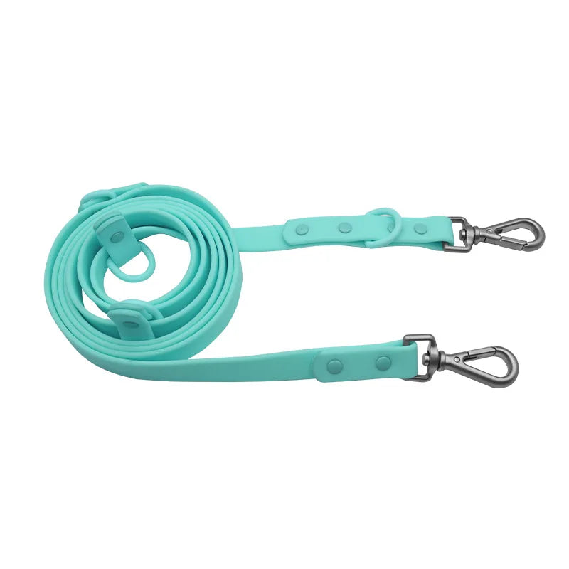 Heavy-Duty PVC Double-Headed Multifunctional Dog Leash