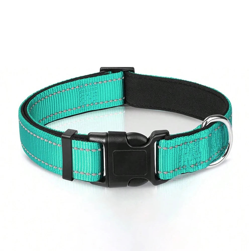 Soft Padded, Breathable Safety Adjustable Reflective Dog Collar