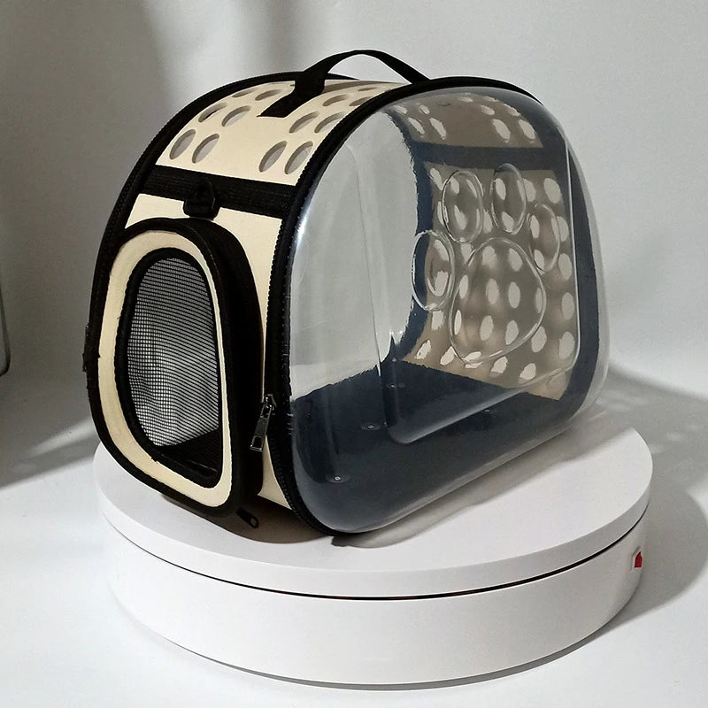 Portable Pet Carrier Backpack Breathable Travel Cage for Dogs & Cats