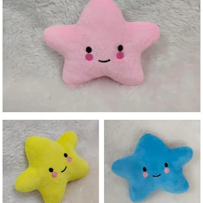 Plush Sounding Star Toy Fun Pet Toy for Dogs & Cats