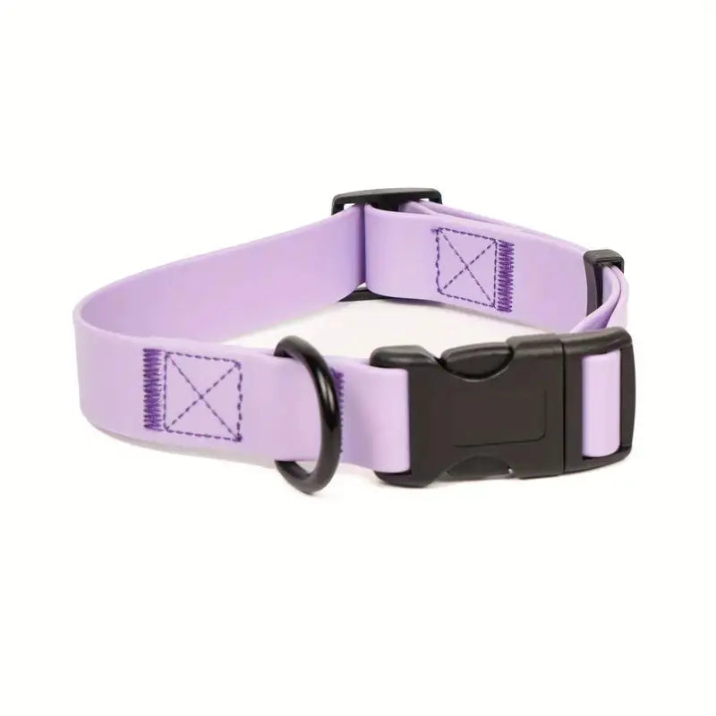 Adjustable, Soft, and Easy-to-Clean Waterproof PVC Dog Collar