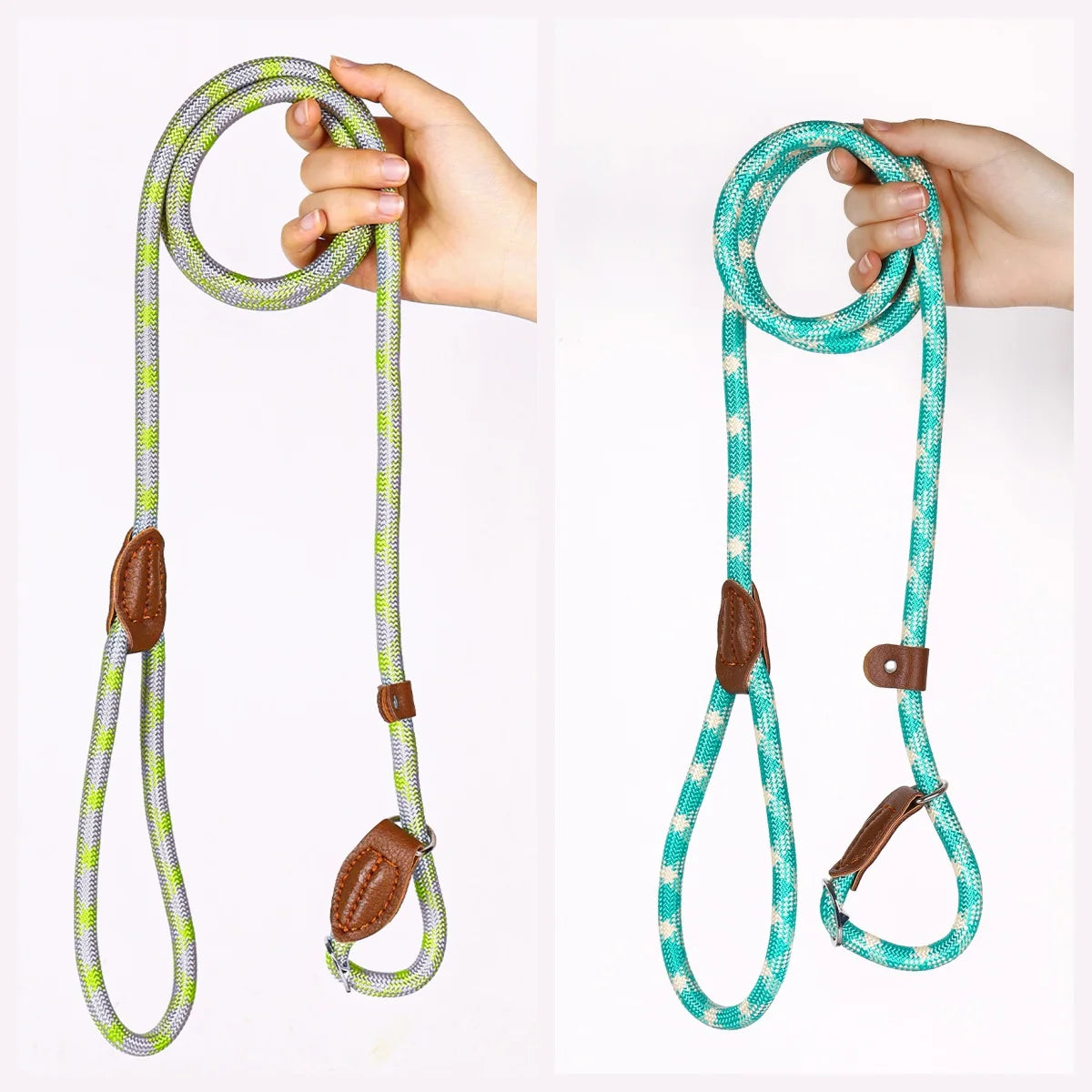 Durable Walking Lead Stylish Color-Matching Dog Leash