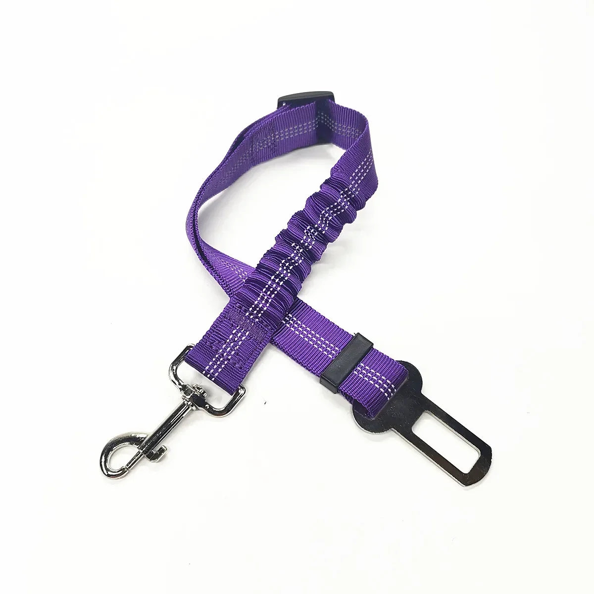 Adjustable Safety Harness Lead Clip Pet Car Seat Belt