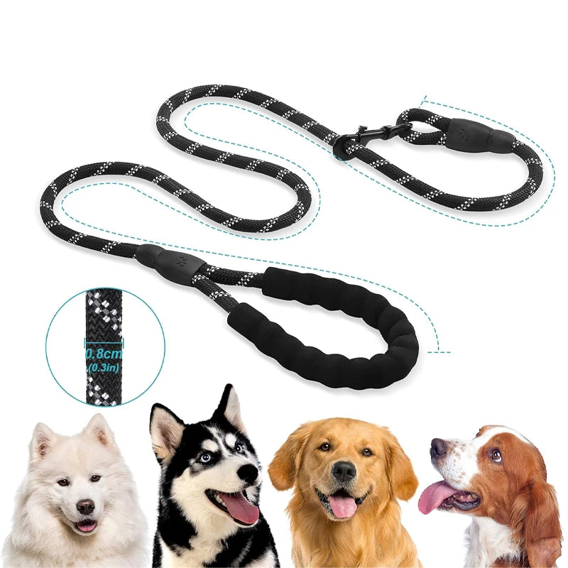 Soft Handle Strong Reflective Dog Leash