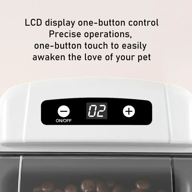 Smart Automatic Pet Feeder Sensor Timed Dispenser for Cats & Dogs