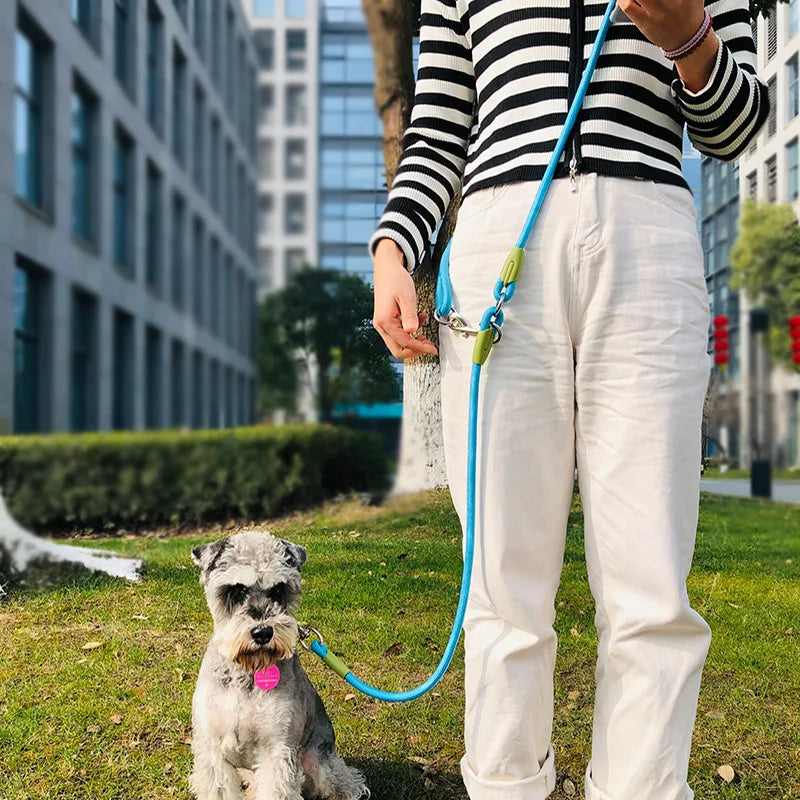Hands-Free Traction Rope Reflective Nylon Dog Leash